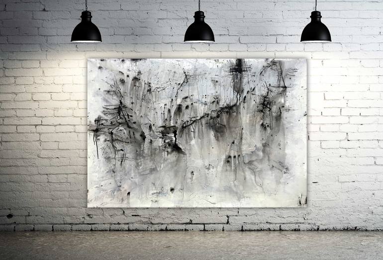 Original Conceptual Abstract Painting by Lynne Godina-Orme