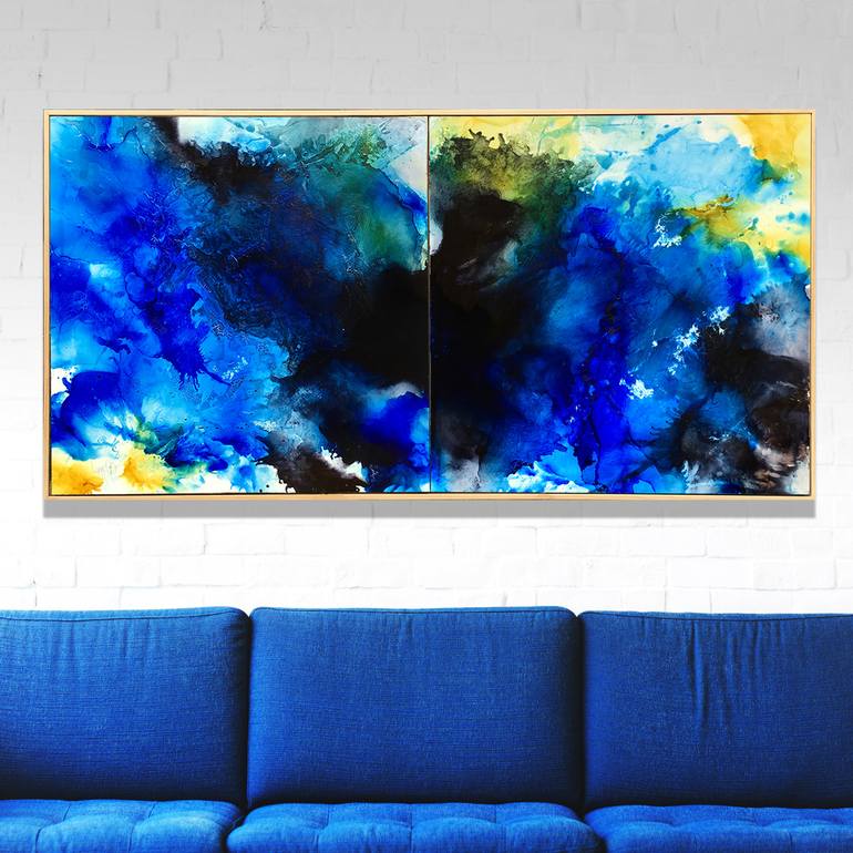 Original Abstract Painting by Lynne Godina-Orme