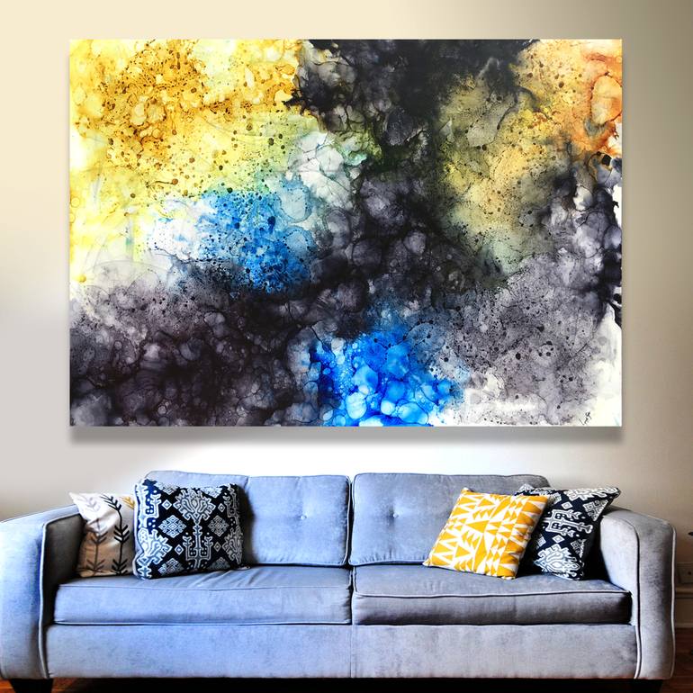 Original Abstract Painting by Lynne Godina-Orme