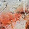 Beautiful, peaceful and very tranquil. Created with a lot of texture and a blended river of orange, this large abstract throws off such an impact you will want to explore.