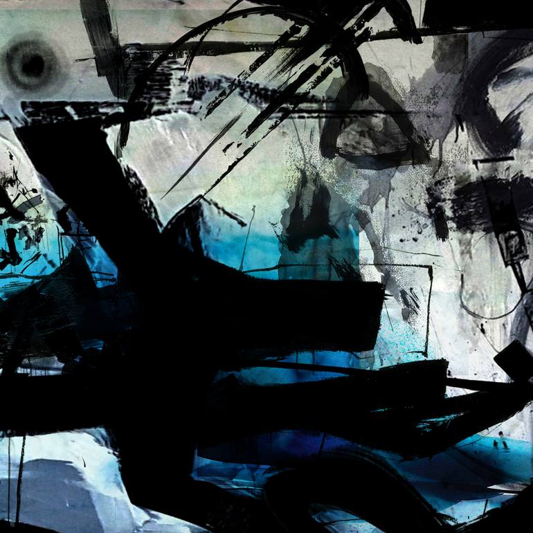 Original Abstract Mixed Media by Lynne Godina-Orme