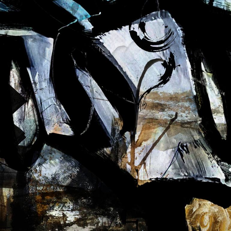 Original Abstract Mixed Media by Lynne Godina-Orme