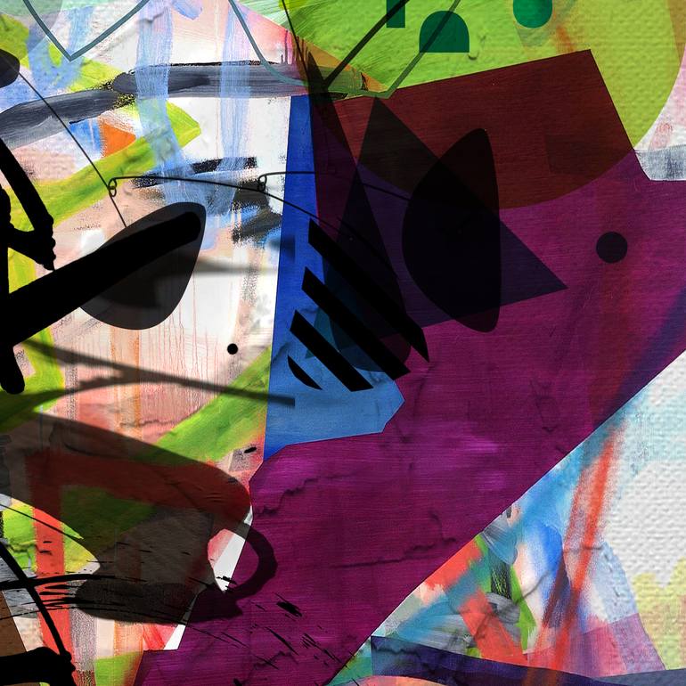 Original Abstract Digital by Lynne Godina-Orme