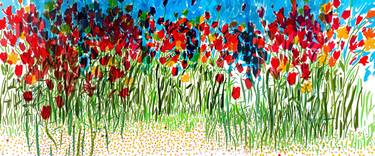 Flowers in The Field: Limited Edition Print of 30 - signed and numbered. thumb