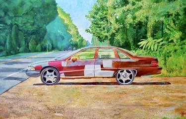 Original Car Paintings by Joseph Roache