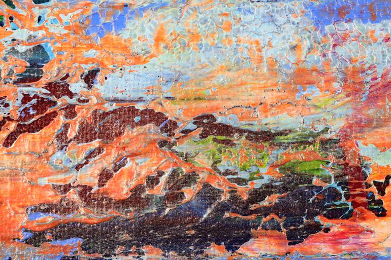 Original Abstract Expressionism Abstract Painting by Nestor Toro