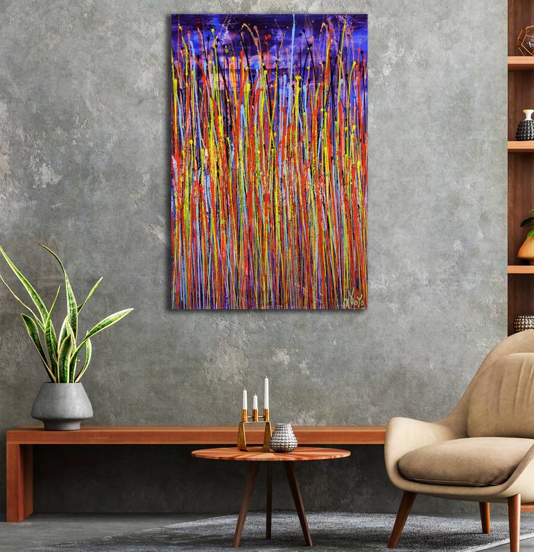 Original Contemporary Abstract Painting by Nestor Toro