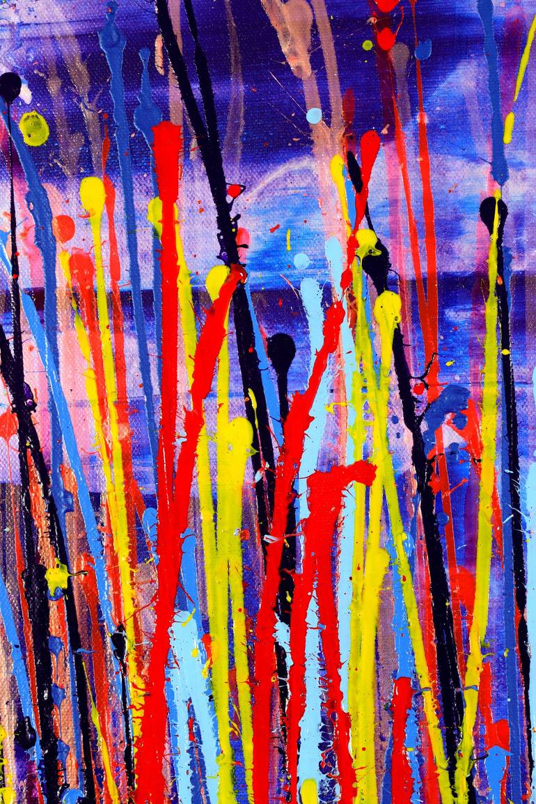 Original Abstract Painting by Nestor Toro