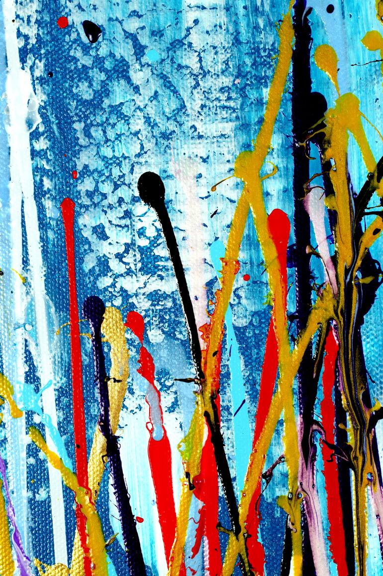 Original Contemporary Abstract Painting by Nestor Toro