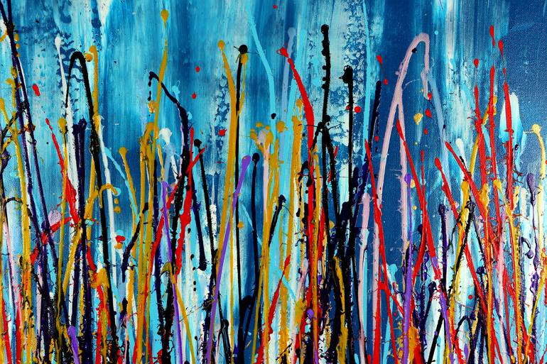 Original Contemporary Abstract Painting by Nestor Toro