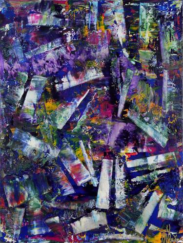 Print of Abstract Expressionism Abstract Paintings by Nestor Toro