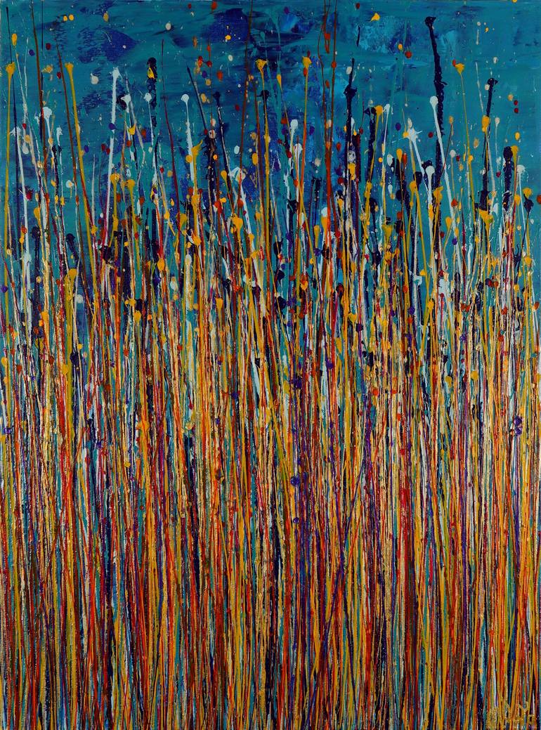 Print of Contemporary Abstract Paintings by Nestor Toro