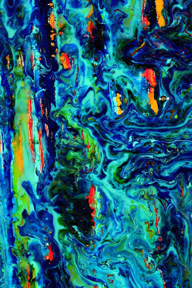 Original Abstract Painting by Nestor Toro