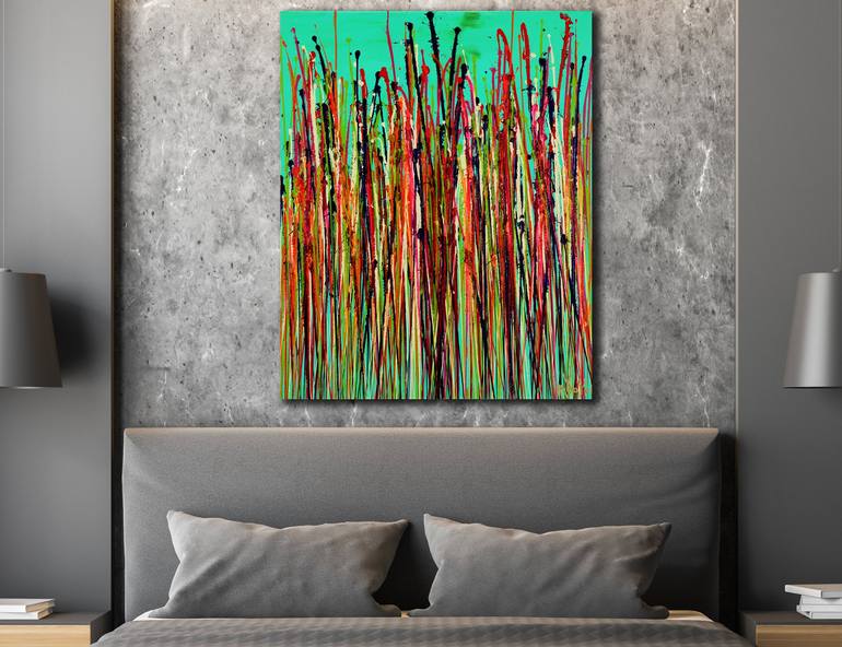 Original Abstract Painting by Nestor Toro