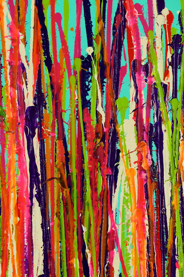 Original Abstract Expressionism Abstract Painting by Nestor Toro