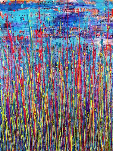 Original Abstract Expressionism Abstract Paintings by Nestor Toro