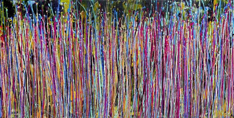 Print of Abstract Expressionism Abstract Paintings by Nestor Toro