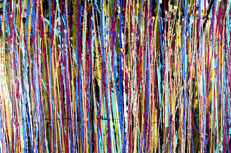 Original Abstract Expressionism Abstract Painting by Nestor Toro