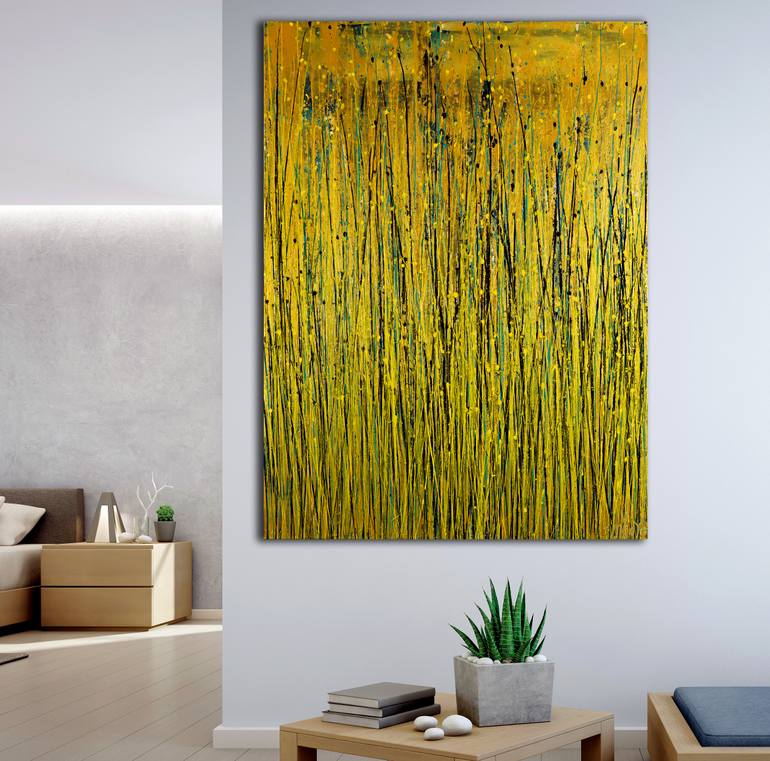 Original Abstract Expressionism Abstract Painting by Nestor Toro