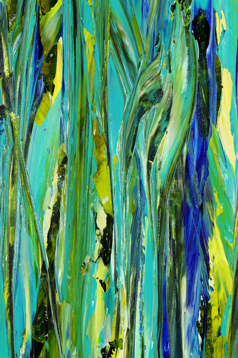 Original Abstract Nature Painting by Nestor Toro