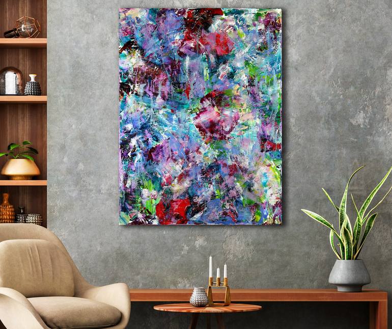 Original Expressionism Abstract Painting by Nestor Toro