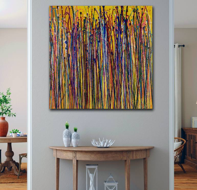 Original Abstract Painting by Nestor Toro