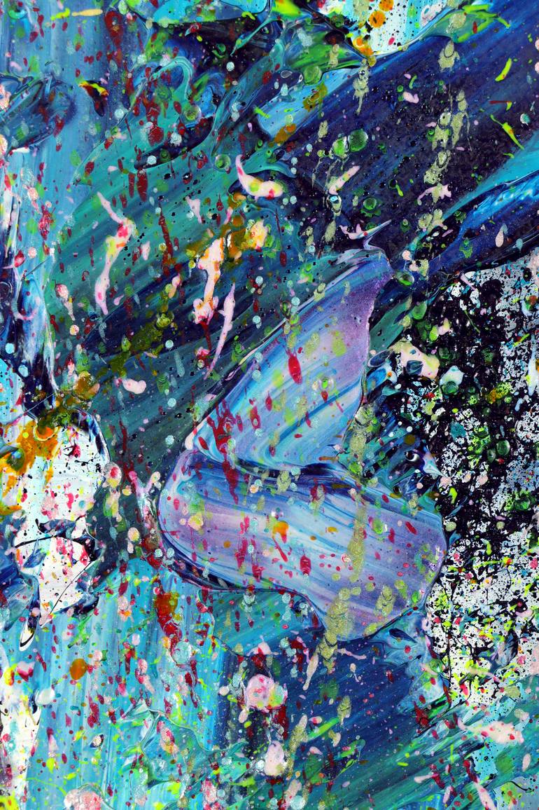 Original Abstract Nature Painting by Nestor Toro