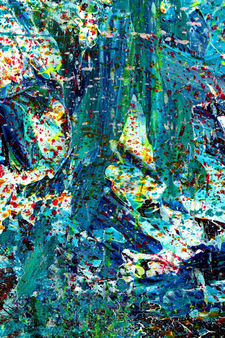 Original Abstract Nature Painting by Nestor Toro
