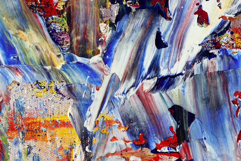 Original Abstract Travel Painting by Nestor Toro
