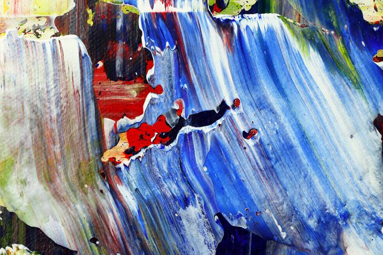 Original Abstract Travel Painting by Nestor Toro