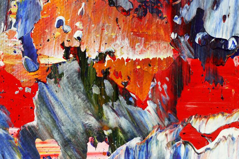 Original Abstract Travel Painting by Nestor Toro