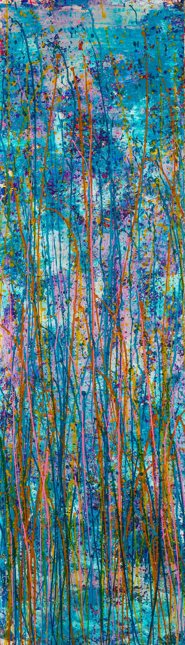 Original Abstract Travel Painting by Nestor Toro