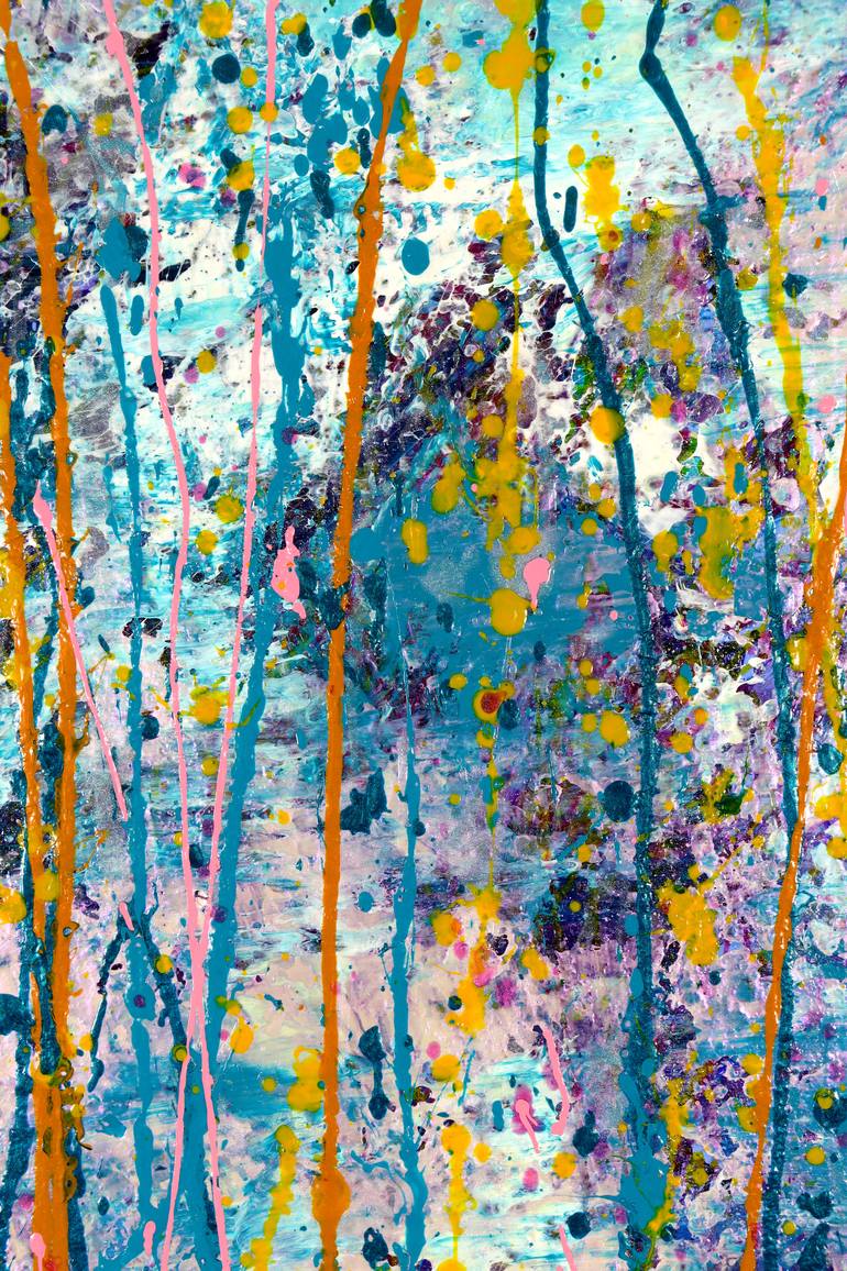 Original Abstract Travel Painting by Nestor Toro