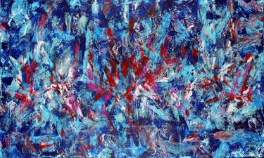 Original Abstract Expressionism Abstract Paintings by Nestor Toro