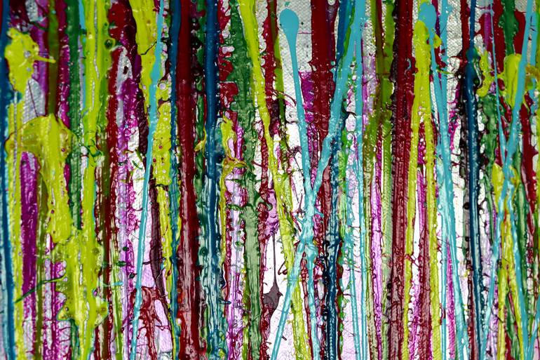Original Abstract Expressionism Abstract Painting by Nestor Toro