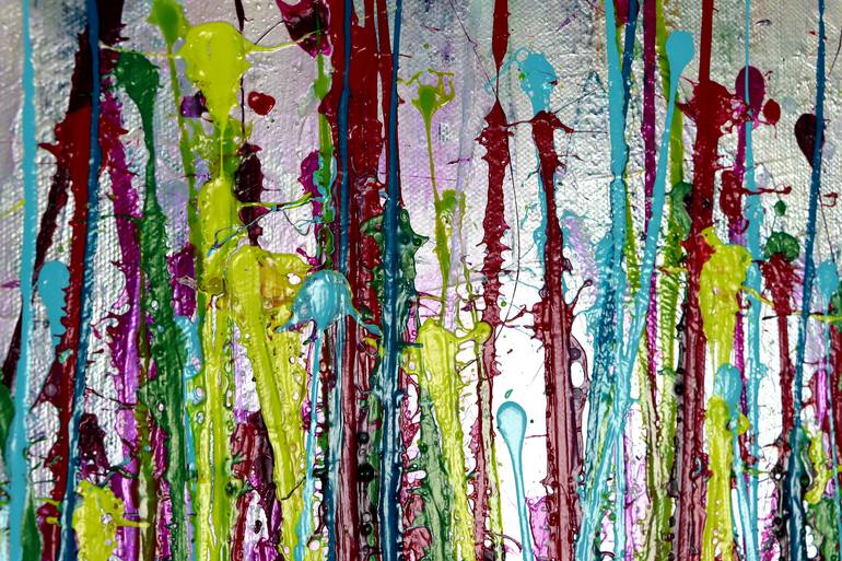 Original Abstract Expressionism Abstract Painting by Nestor Toro