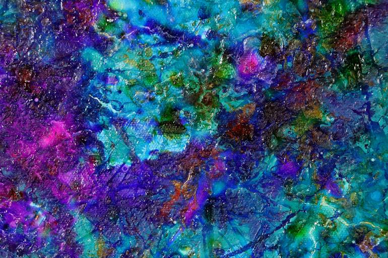 Original Abstract Seascape Painting by Nestor Toro