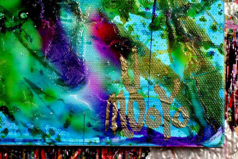 Original Abstract Seascape Painting by Nestor Toro