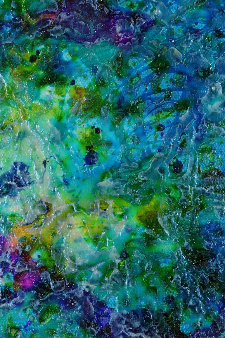 Original Abstract Nature Painting by Nestor Toro