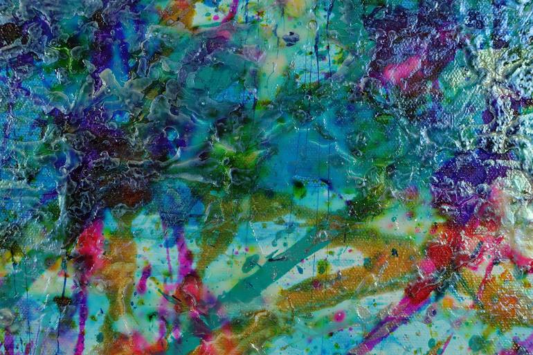 Original Abstract Nature Painting by Nestor Toro