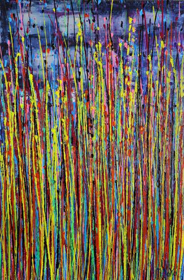 Original Abstract Expressionism Abstract Paintings by Nestor Toro