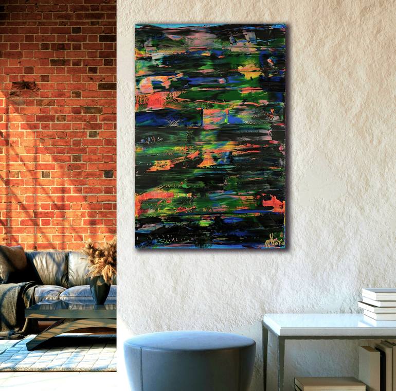 Original Abstract Painting by Nestor Toro