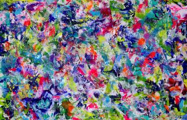 Original Abstract Floral Paintings by Nestor Toro