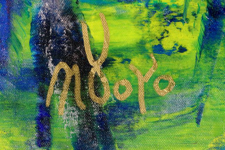 Original Abstract Nature Painting by Nestor Toro