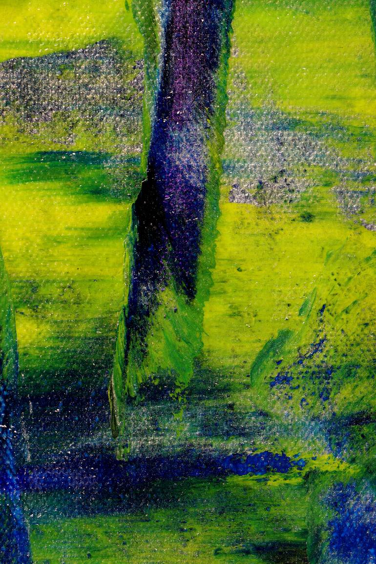 Original Abstract Nature Painting by Nestor Toro