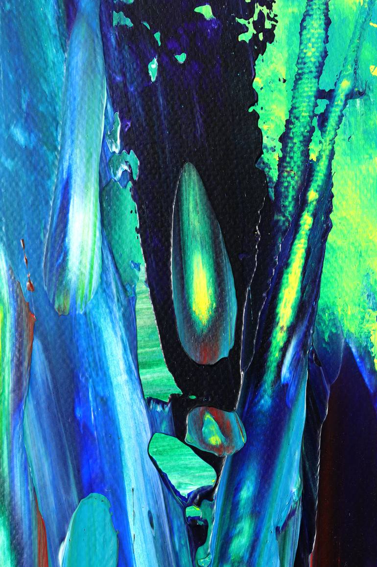 Original Abstract Expressionism Abstract Painting by Nestor Toro
