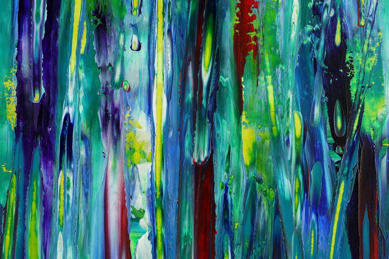 Original Abstract Expressionism Abstract Painting by Nestor Toro
