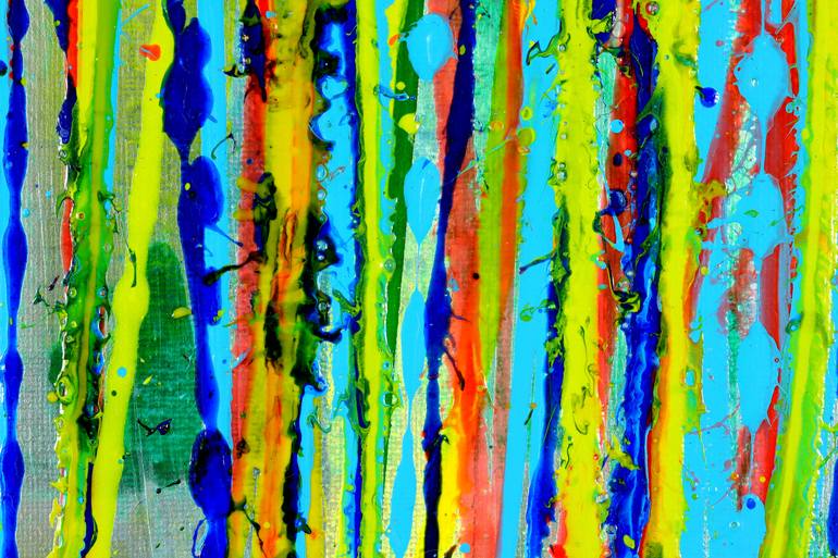 Original Abstract Expressionism Abstract Painting by Nestor Toro