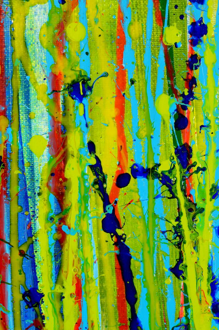 Original Abstract Expressionism Abstract Painting by Nestor Toro