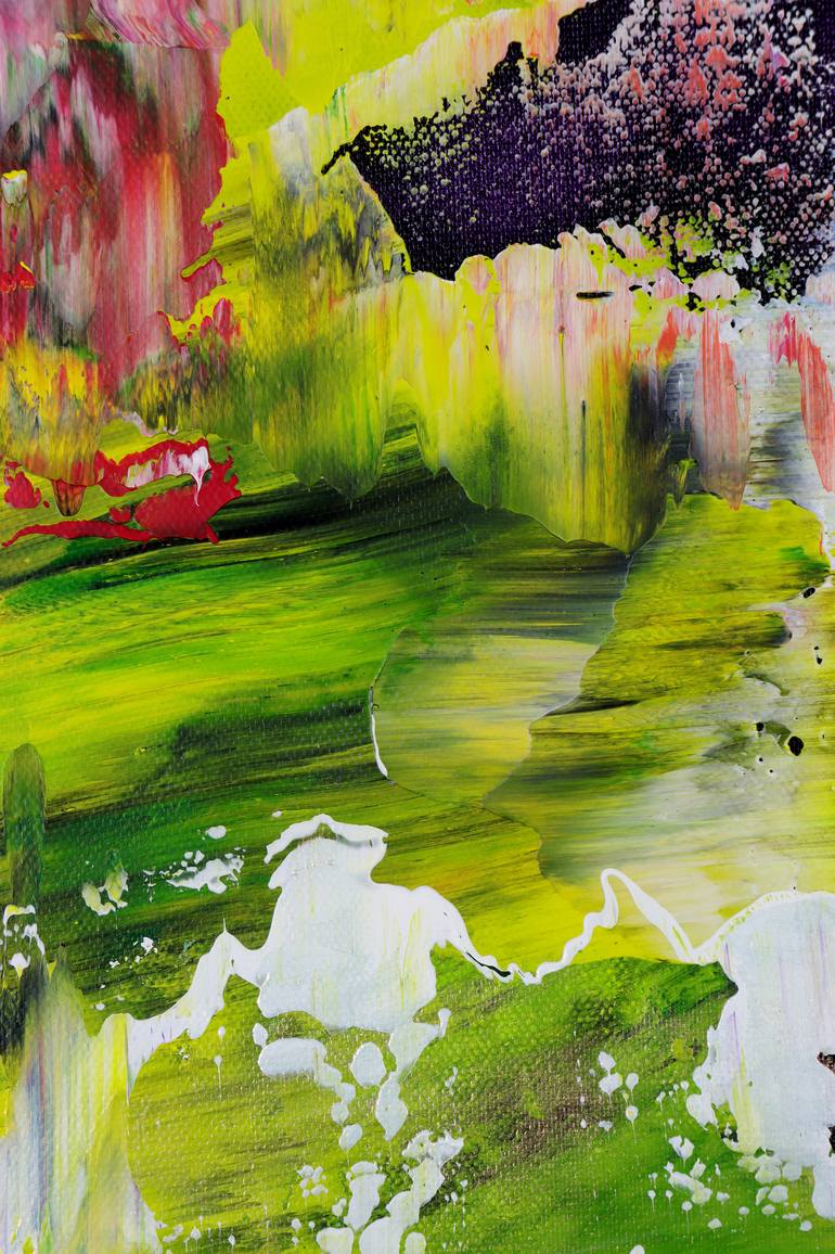 Original Abstract Expressionism Abstract Painting by Nestor Toro